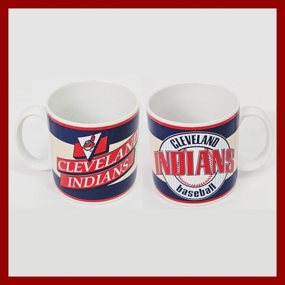 Cleveland‎ Indians Russ Berrie Coffee Mug MLB Baseball Genuine Merchandise Cup